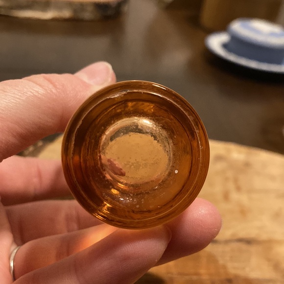 Vintage 1940’s shot glass, pink, 2 oz - Picture 4 of 7